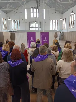 L'acte s'ha celebrat al Mercat del Pla a causa de la pluja
