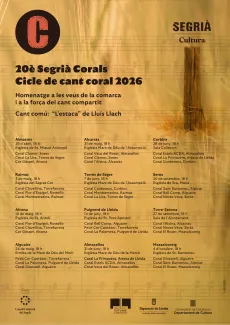 cartell Segrià Corals 2026