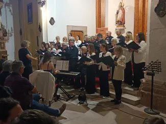 La Coral Clamor de Soses en un moment del concert