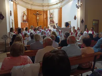 Màxim Solanes i el Cor Gòspel Aitona