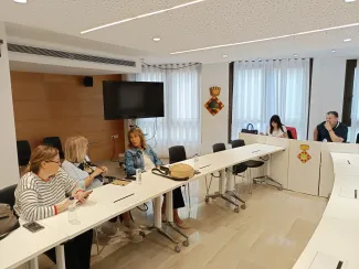 Un moment de la reunió