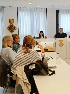 Un moment de la reunió