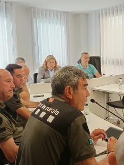 Eladi Flix, durant la seva intervenció al Consell de les Alcaldies