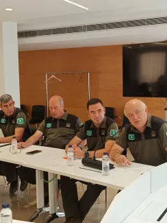 D'esquerra a dreta, Flix, Torrelles, Baraut i Ricou