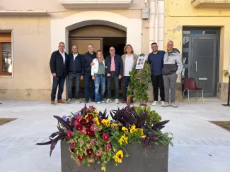 Els convidats per l'alcalde Manel Solé van gaudir de la Fira