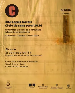 Cartell de Segrià Corals a Alcarràs