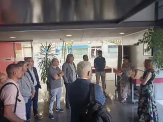 Rebuda al grup del Consell Comarcal del Segrià
