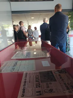 Les vitrines de l'entrada