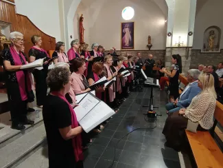 Un moment del concert amb la Palometa