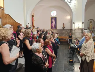 En acabar de cantar "Els segadors"