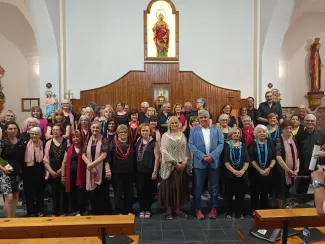 Boqué i Barrufet amb les tres corals