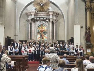 El concert va tenir lloc a l'església parroquial de l'Assumpció
