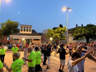 Un moment de la nit de sardanes