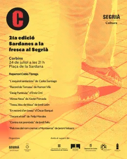 Cartell Sardanes a la fresca a Corbins