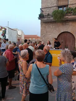 Imatge del tast gastronòmic a la plaça