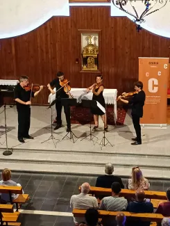 El Quartet de Violes Terres de Lleida a l'església de Puigverd