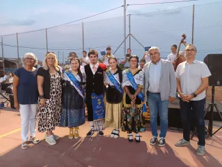 Sànchez, Barrufet, Boqué i Miró amb el Pubillatge Comarcal