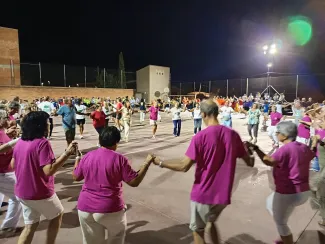 Un moment de la trobada
