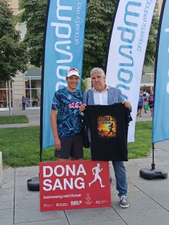 Mikel San Juan amb Àlvaro Boqué