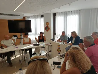 Un moment del Consell de les Alcaldies
