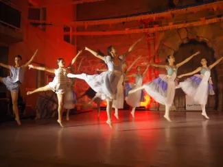 Un moment de l'espectacle Peter & Wendy