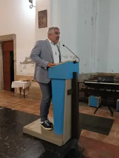 Àlvaro Boqué en el seu parlament inicial