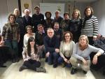 Trobada d'entitats participants a les Sardanes a la Fresca