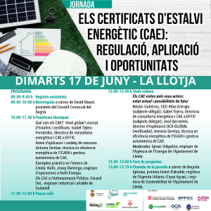 Jornada: Certificats d'Estalvi Energètic (CAE)
